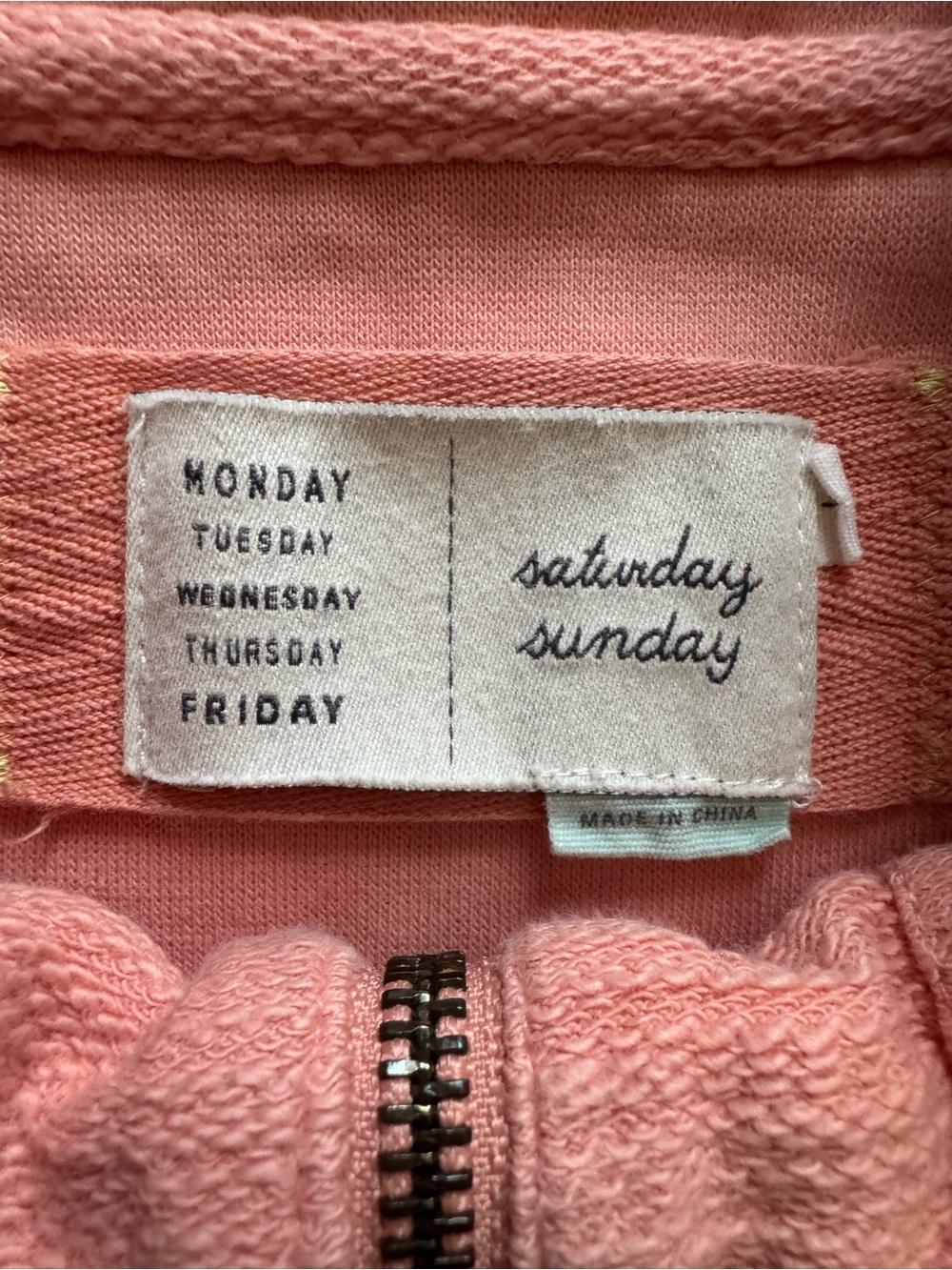 Anthropologie Saturday Sunday Quinn Jacket Coral L Boho - Picture 5 of 8